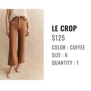 Sezane Le Crop Pants